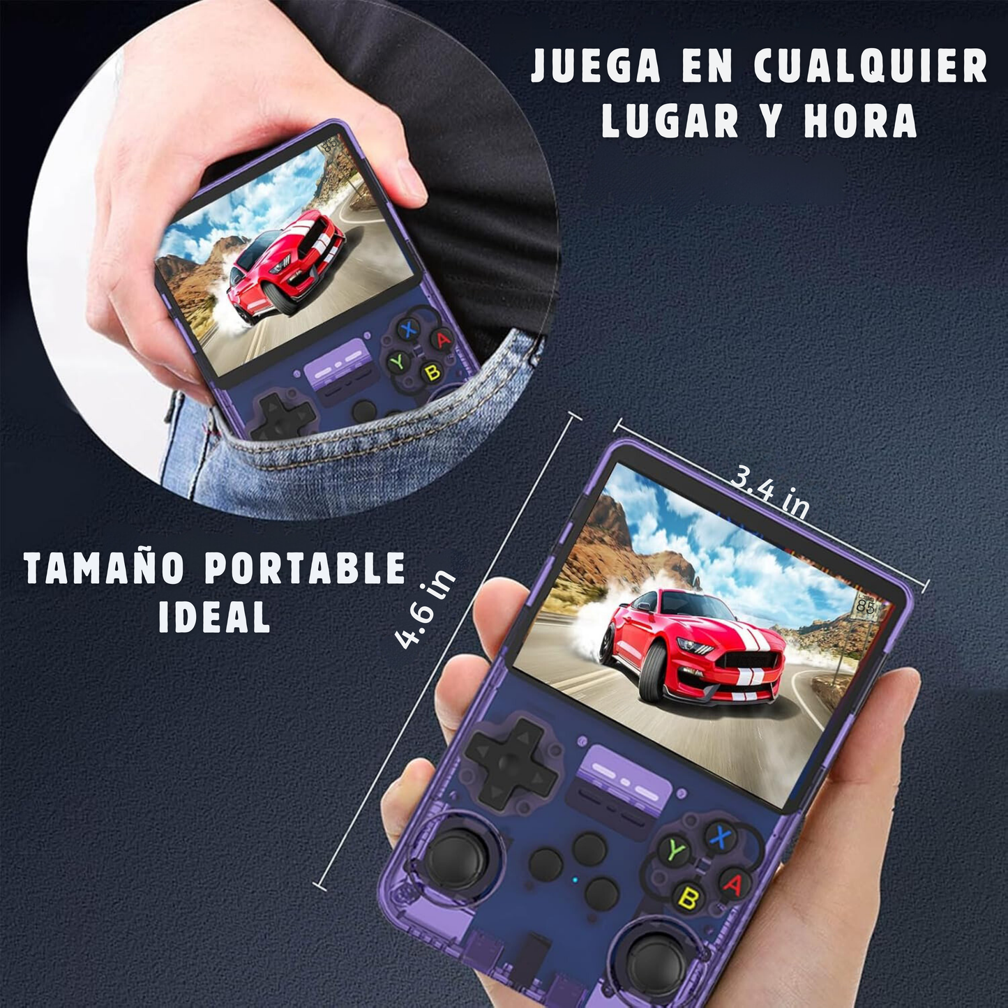 Consola Retro Portable Poke de +15000 Juegos